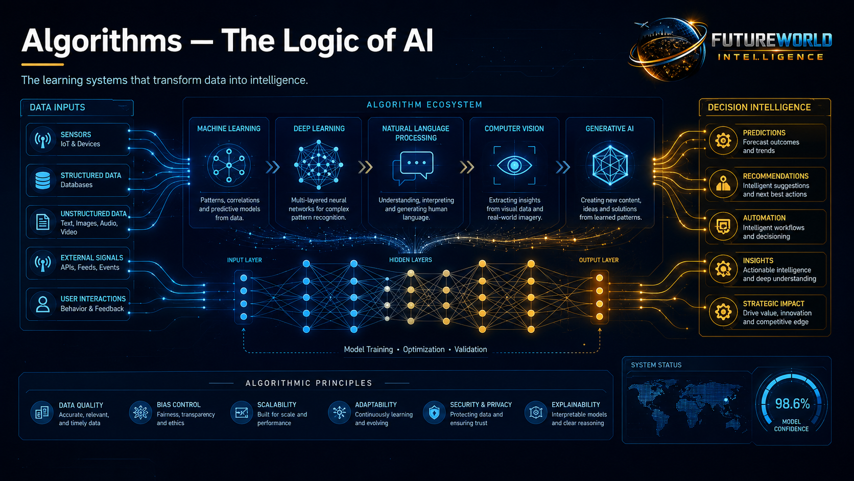 Algorithms as the logic of AI