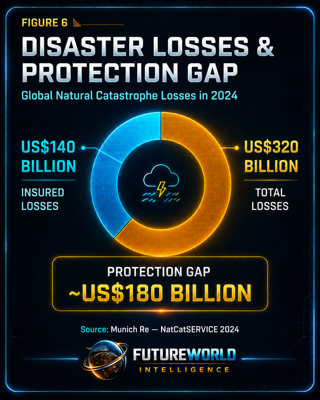 Disaster losses and protection gap